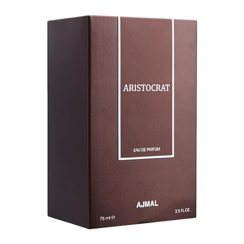 Ajmal Aristocrat Eau de Parfum for Men ? 2.5 fl oz / 75 ml | Long-Lasting Woody Ambery Fragrance with Citrus & Musk | Luxury Perfume Crafted in Dubai