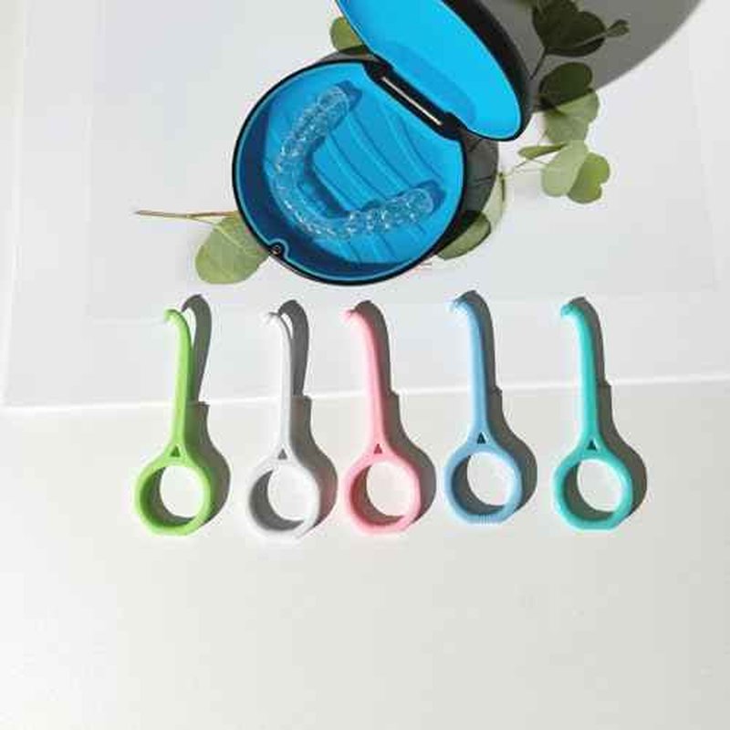 5PCS Aligner Removal Tool,Black Clear Aligner RemoverTools for Invisalign Removable Retainers, Aligners,Braces Removal Kit (5PCS Black)