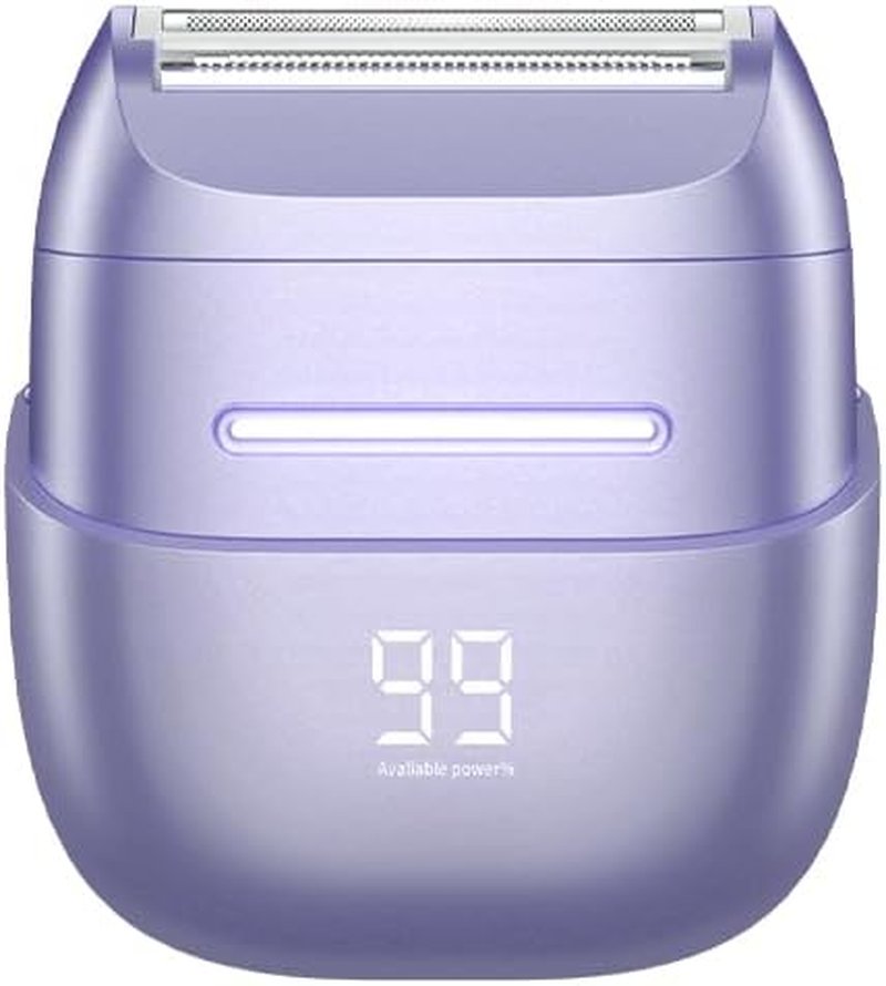 Electric Shaver for Women - Waterproof Mini Cordless Razor for Hair Removal | Sensitive Skin, Silver