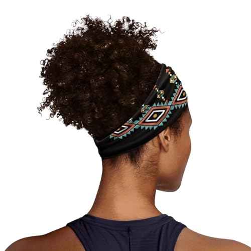 Aztec Headband Tribal Headband Native American Headband Aztec Sweat Bands Southwestern Headbands for Men Aztec Tribal Print