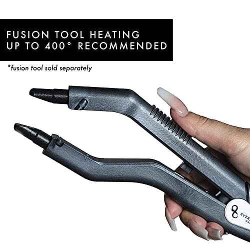 U Tip Hair Extensions by Everlong, Remy Human Hair, Fusion Glue Adhesive Method, Premium Keratin 56 gram Bundles, 20" #840 Sandy Bronde