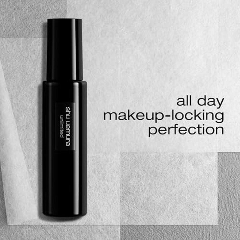 Shu Uemura Unlimited Makeup Fix Mist, Long-Lasting Makeup Setting Spray, Lightweight Formula Provides a Hydrated & Smooth Complexion, 3.4 Fl. Oz.