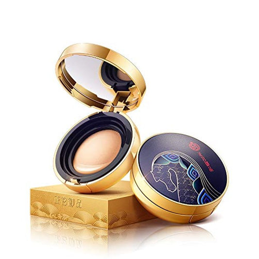 Zeesea Palace Identity Air Cushion BB Cream - Moisturizing Foundation & Concealer | Waterproof, Long-Lasting, Natural Cover (C01 Pottery White)