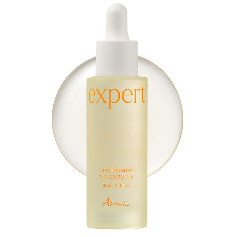 Ariul Expert Niacinamide 20% Ampoule – 20% Niacinamide Serum for Even Skin Tone, Moisturizing & Skin Texture, Enriched with Panthenol & Zinc PCA, Vegan Formula, Korean Skin Care, 30ml / 1.01 fl. oz