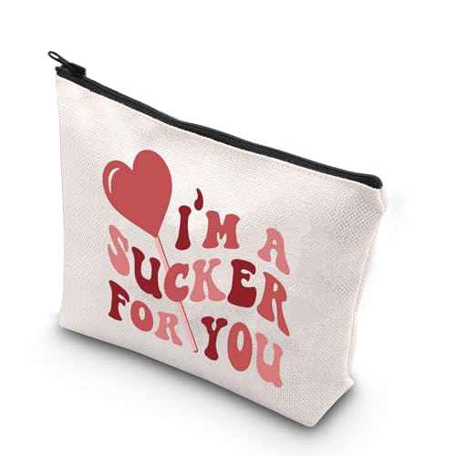 TSOTMO Rock Band Make Up Bag Singer Album Gift I¡¯m A Sucker For You Bag Gift For Band Fans (SUCKER)