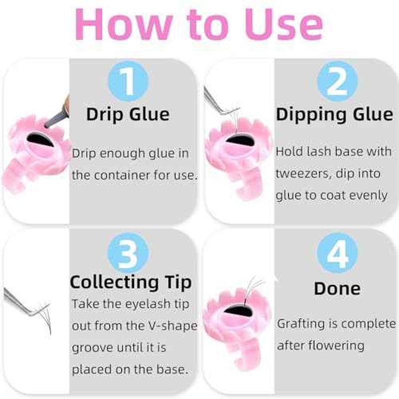 100 Pcs Glue Rings for Eyelash Extensions,Disposable Ring for Lashes Cute Lash Glues Holder Ring Glues Cup Glue Rings,Use for Eyelash Extension Supplies(Rotundity Pink)