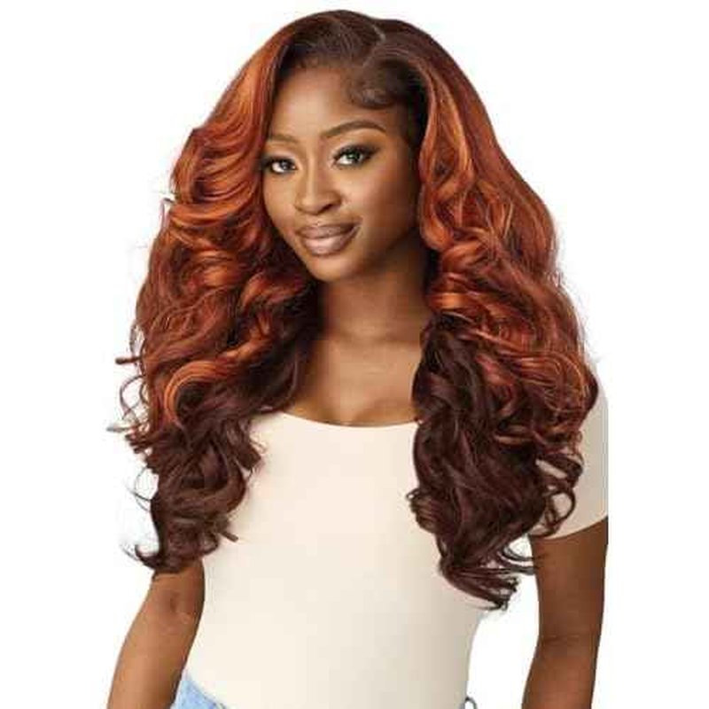Outre Lace Front Wig - Perfect Hair Line 13X6 - Sharona (OFF BLACK 1B)