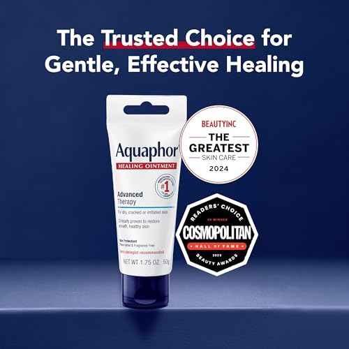 Aquaphor Healing Ointment - Travel Size Protectant for Cracked Skin - Dry Hands, Heels, Elbows, Lips, Packaging May Vary, 1.75 Ounce (Pack of 3)