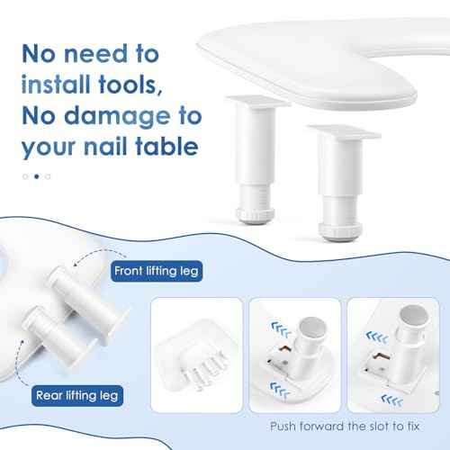Manicure Arm Rest for Nails Tech: U-shaped Adjustable Nail Armrest - White PU Leather Hand Stand Rest for Manicurists