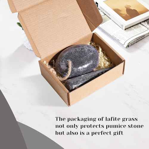 Pumice Stone Set - 2 Packs Natural Foot Scrubbers to Remove Dead Skin and Callusess, Pedicure Exfoliation Tools for Feet and Hands