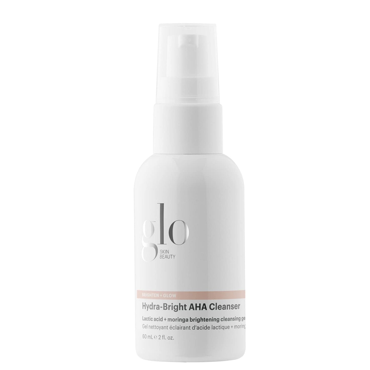 Glo Skin Beauty Hydra-Bright AHA Cleanser, 2 Oz – Hydrating Face Wash with Lactic Acid, Gentle Exfoliating Facial Cleanser for Dry, Oily & Sensitive Skin – Brightening Face Cleanser for Women & Men