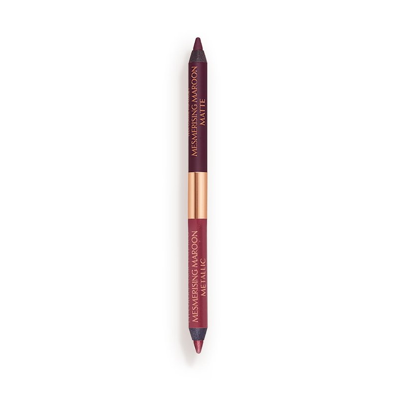 Charlotte Tilbury Magic Eyeliner - Waterproof Eyeliner Pencil with Matte & Metallic Finishes - Creamy, Blendable Formula with Up to 16HR Wear - Smudge & Humidity Proof - Mesmerizing Maroon