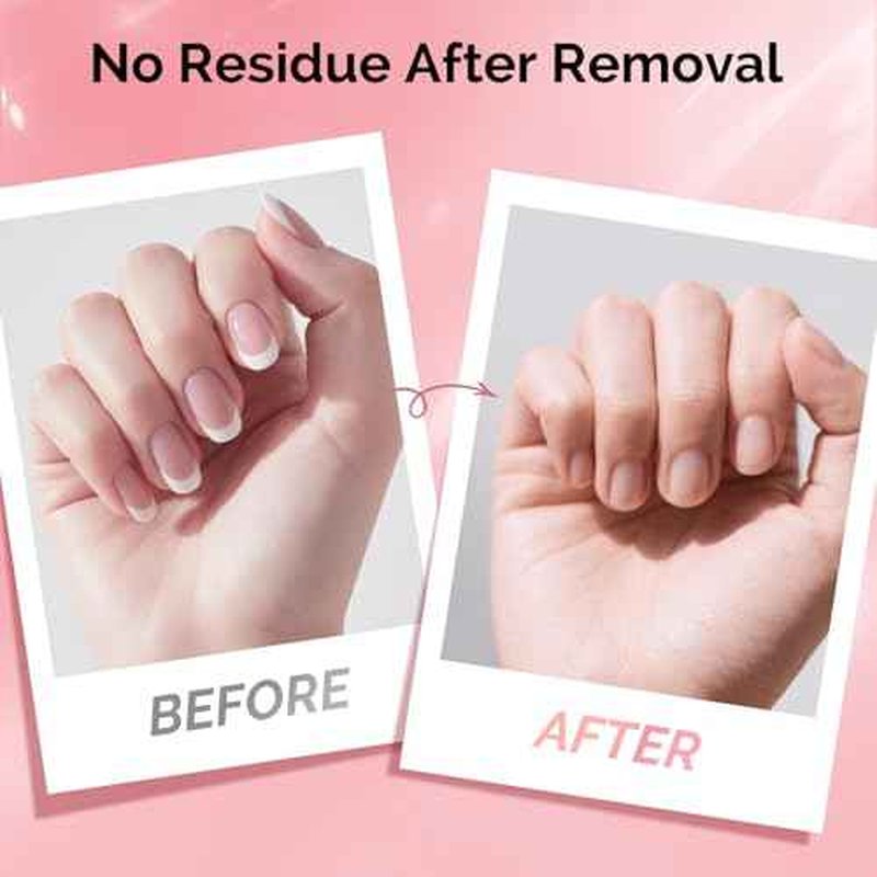 MelodySusie 2PCS Nail Glue Remover for Press on Nails, Acetone Free Nail Polish Remover Multi-Functional Liquid for Removing Glue from Nail Tips Full Cover Nails for Home and Salon Use 12ML
