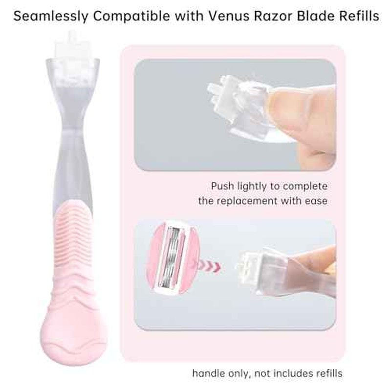Replacement Razor Handle Compatible with Venus only, Pink