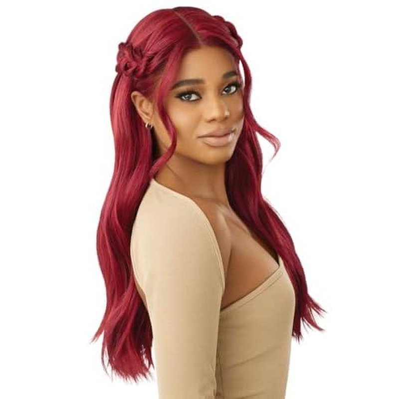 Outre Lace Front Wig - Melted Hairline - Caroline (DR PINK OPAL)