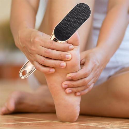 2 pcs Hard Skin Remover Nano Glass Foot File - Foot Callus Remover, Dead Skin Remover, Durable Foot Scrubber, Long Lasting Foot Buffer, Soft Smooth Feet £¬Christmas Gifts Christmas Stockings Stuffing