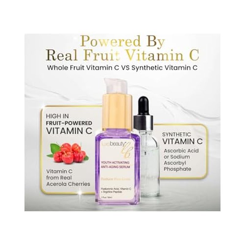 Luxe Beauty: Anti-Aging and Youth Activating Serum for Face and Eyes (1 Fl Oz)