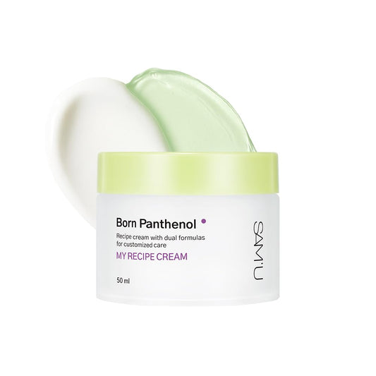 SAM’U Born Panthenol My Recipe Cream Korean Panthenol cream with Hyaluronic Acid & Ceramide – face cream for women for All Skin Types (50ml / 1.69 fl oz)