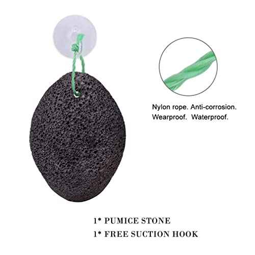 Pumice Stone for Feet, Natural Earth Lava Pumice Stone - Foot Callus Remover for Feet Heels, Pedicure Exfoliator for Dead Skin, Hard Skin and Foot Scrubber