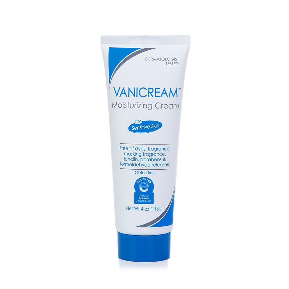 Vanicream Moisturizing Skin Cream for Sensitive Skin 4 oz (Pack of 4)