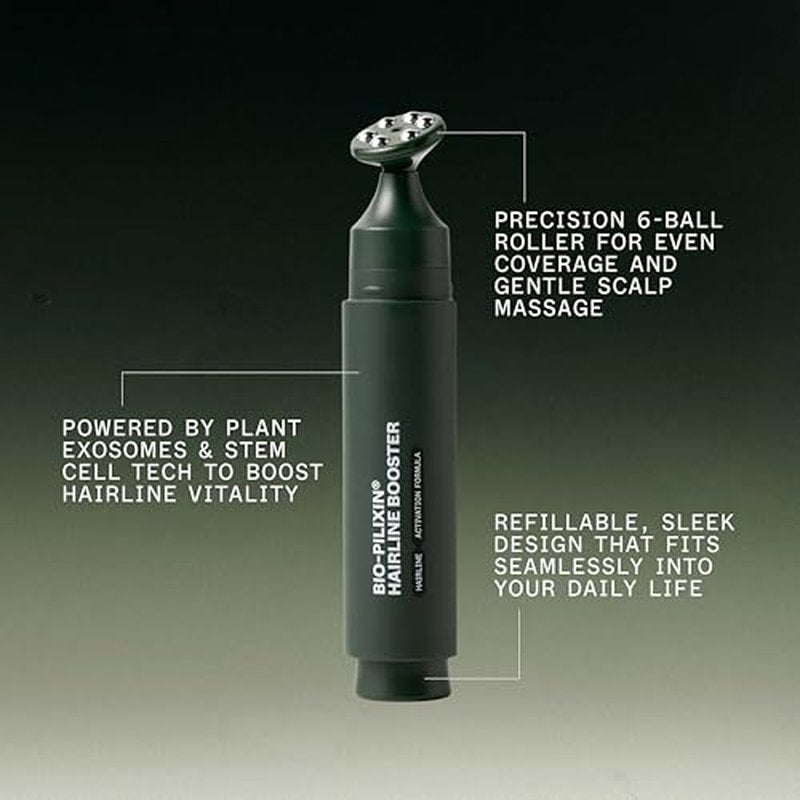 Scandinavian Biolabs Bio-Pilixin¢ç Hairline Booster | Hair Activation Formula with a Massaging Applicator, For Hairline Longevity, Vegan, 15 mL/ 0.5 oz