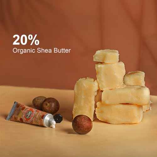 20% Shea Butter Hand Cream Gift Set, Instant Moisturizing Hand Cream for Women Dry Hands with Delicate Tin, Floral-Scented Hand Lotion 6 x 1 OZ