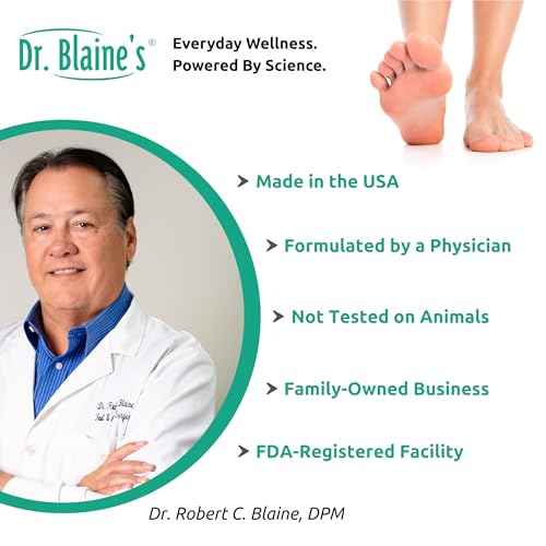 Dr. Blaine's Tineacide Nail Renewal Gel ? For Thick, Brittle & Discolored Nails ? Softens, Hydrates & Improves Appearance ? Targets Cracking & Yellowing ? Precision Clippers ? 1.25 fl oz