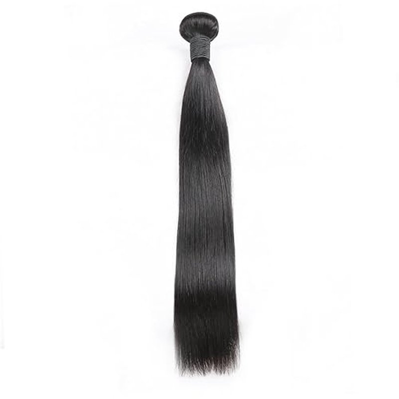 CHEEON 10A Straight Hair Bundles Brazilian Virgin Human Hair Bundles 16 18 20 Inch Unprocessed Straight Weave Bundles Natural Color
