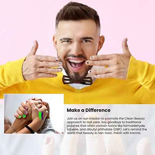 Karma Organic Deep Nutrition Nails Strengthener Non-Toxic Nail Treatment Vegan Cruelty-Free Design for Men's (Deep Nutrition for Nails)