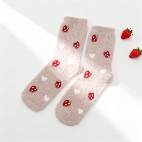 Strawberry Lover Gifts for Women - Strawberry Tote Bag, Makeup Bag, Eye Sleep Mask Gift Set for Girls - Birthday, Christmas, Thank You Gifts for Mom, Teacher, Friend, Sister, Nurse (Strawberry)