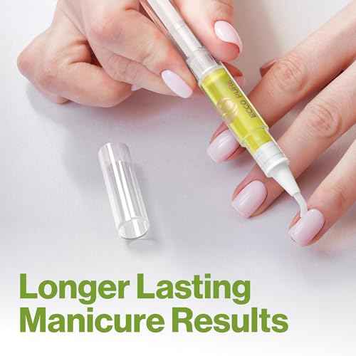 Cuticle Oil Pen - Nail Cuticle Protector - Professional Manicure and Pedicure Set Accessory - Acrylic Nail Art Accessory - Strengthener and Softener - Contains Vitamin E