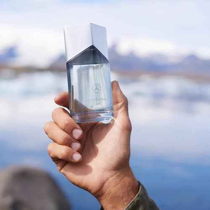 Mercedes Benz Air Eau de Parfum - Long Lasting Cologne for Men - Tonka Bean, Lavender, Patchouli Cologne - Travel Size Perfume for Men - 3.4 oz EDP