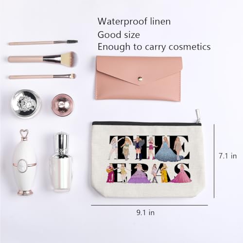 Singer Makeup Bag, Music Lovers Gifts for Women, Friendship Gifts for Women Friends Sister, TS Fans Makeup Bag, Birthday Christmas Gifts for Her