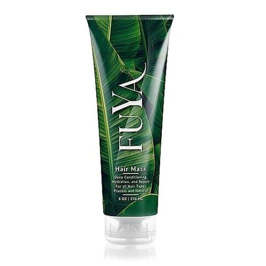 FUYA Deep Conditioning Hair Mask ? Hydrating Repair Treatment for All Hair Types, Anti-Frizz Moisturizing Formula with Shea Butter & Almond Oil for Soft, Shiny, Manageable Hair ? 8 oz