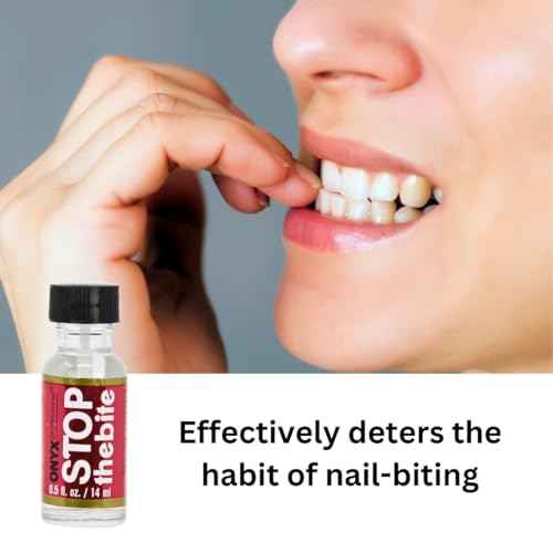 Onyx Professional Stop the Bite Nail Biting Prevention Polish, 0.5 Fl Oz - Made in USA, Stop Nail Biting, No Bite Nail Polish, Thumb Sucking Deterrent
