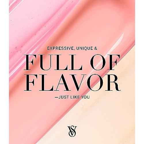 Victoria's Secret Lip Gloss Gift Set, Flavor Favorites, Flavored Lip Gloss Set for Women, Includes 5 assorted Lip Glosses