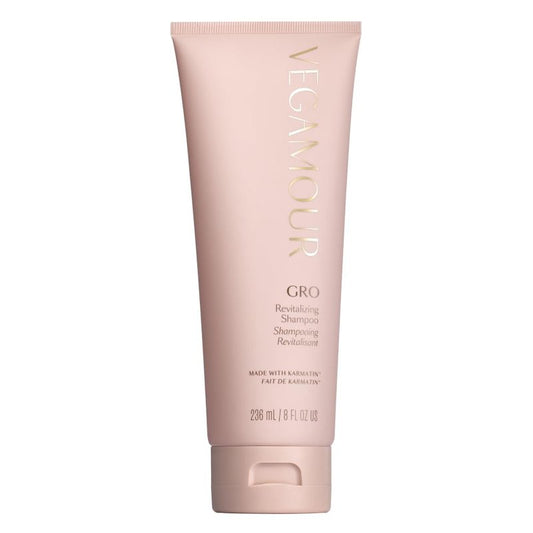 VEGAMOUR GRO Revitalizing Shampoo, Support Thicker, Fuller Looking Hair, Shampoo Formulated Without Sulfates for Thinning Hair with Vegan Keratin, Natural Citrus Scent (8 fl. oz.)