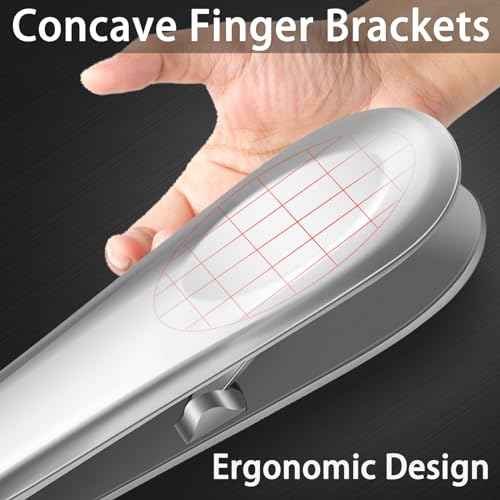 Nail Clippers Men, Toe Nail Clippers for Thick Nails for Seniors, Professional Large Heavy Duty Fingernail Clipper, 16mm Wide Mouth Long Handle Finger Nail Cutter with Glass Nail File Set