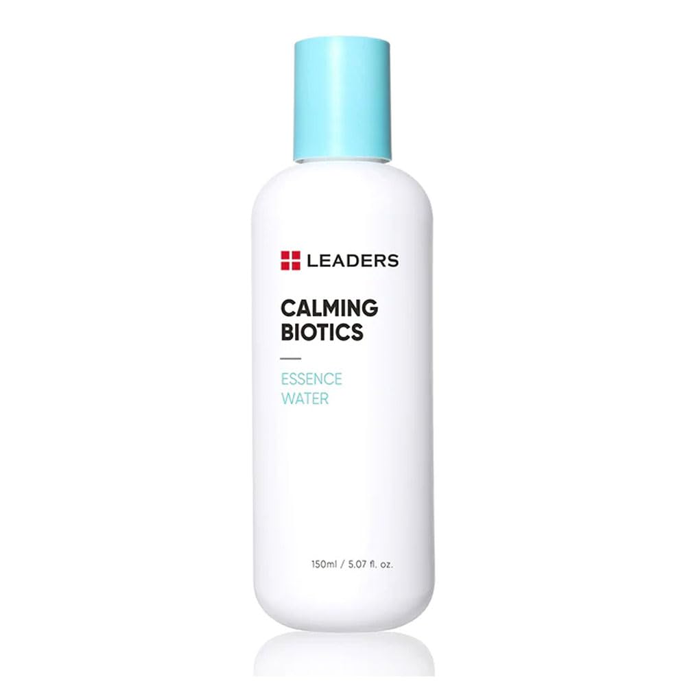 LEADERS Cosmetics Calming Biotics Essence Water - 150ml/5.07 Fl Oz Hydrating Strengthening Nourishing and Deep Moisturizing Toner for Sensitive Skin
