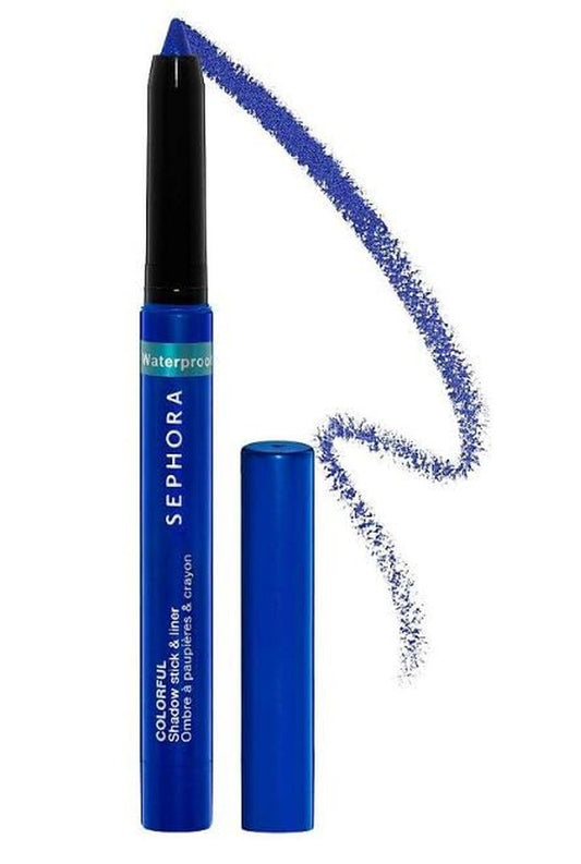 Waterproof Eyeshadow & Eyeliner Multi-Stick - Cobalt Shimmer | Long-Lasting, Versatile Makeup
