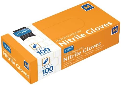Cobalt Blue Nitrile Disposable Gloves - 4.5 Mil Thickness | Safety Medical Exam & Cleaning Use