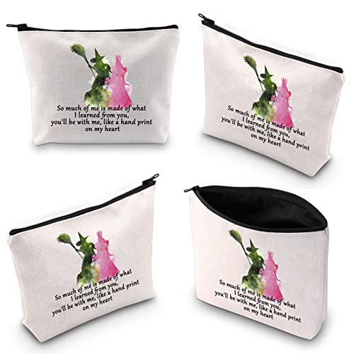WCGXKO The Musical Theater Fans Gift Musical Makeup Bag Zipper Bag For Women (So much bag)