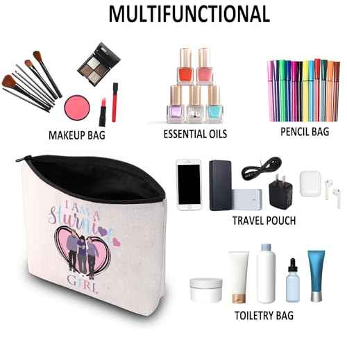 G2TUP S Inspired Gift Makeup Bag for Fans - Cosmetic Bag for Teenage G-irls