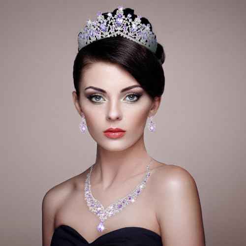 Kamirola - Queen Crown and Tiara Princess Crown for Women and Girls Crystal Headbands for Bridal, Wedding Gothic Halloween Costumes for Women Prom Christmas Halloween Birthday Prom Pageant Party£¨TR23£©