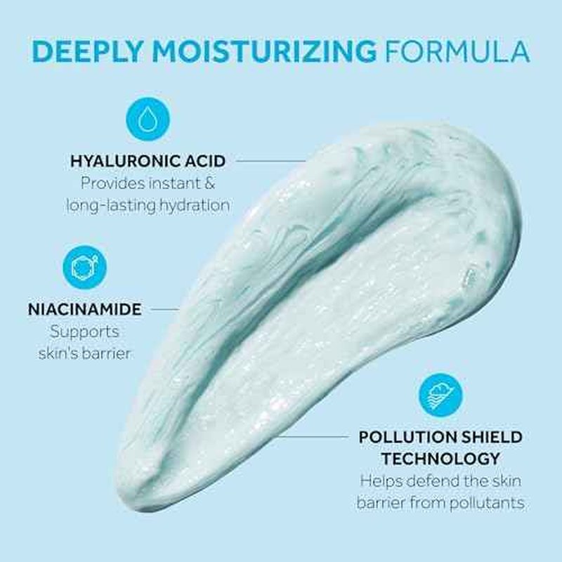 No7 HydraLuminous+ Hydrating Dual Phase Face Mask - Hyaluronic Acid Overnight Face Mask with Vitamin B3 Niacinamide for Skin Barrier Repair & Radiant-Looking Skin (3.5 Fl Oz)