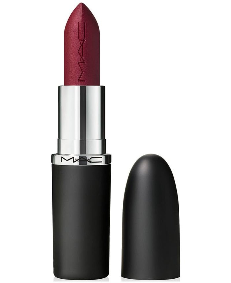 MAC Silky Matte Lipstick - D For Danger Red, 0.1 Ounces | Long-Lasting Color