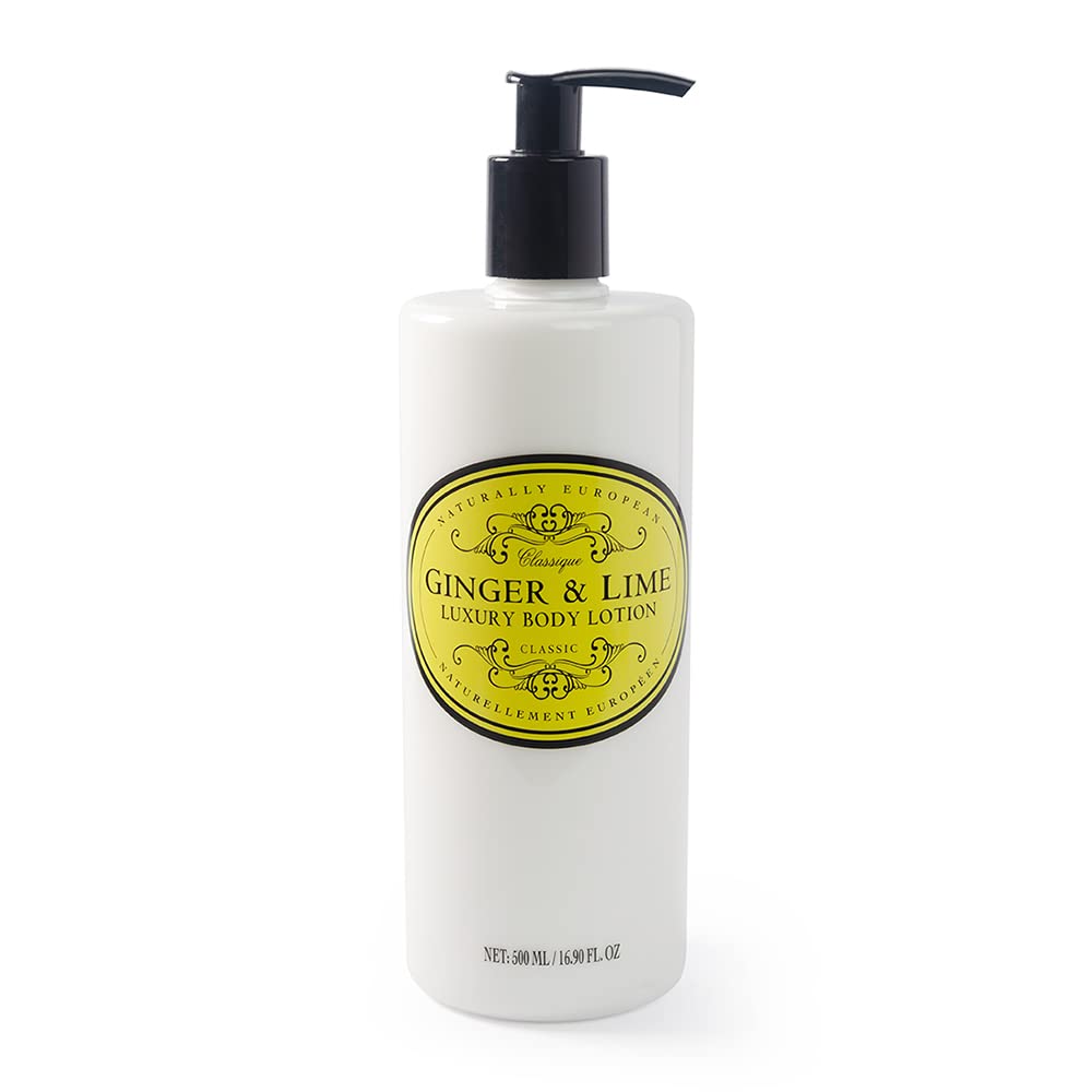 Ginger & Lime Luxury Body Lotion - Eco-Friendly 500ml | Naturally Nourishing Formula