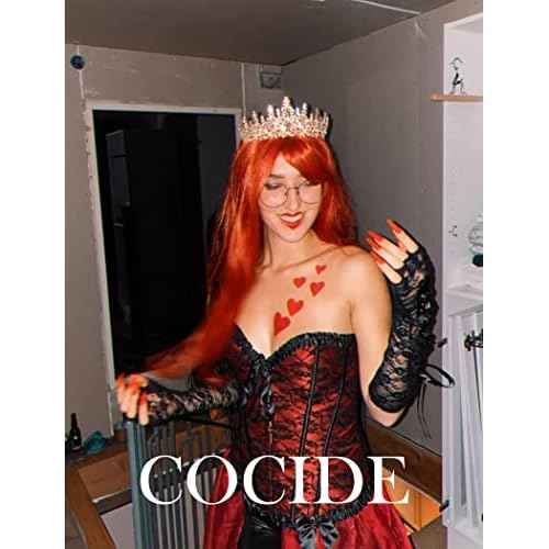 COCIDE Rose Gold Tiara and Crown for Women Crystal Queen Crowns Rhinestone Princess Tiaras for Girl Bride Wedding Hair Accessories for Bridal Birthday Party Prom Halloween Cos-play Costume Christmas