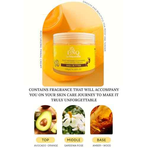 Exfoliante de pies La Niquere?a - Foot Exfoliating Gel for Dry and Cracked Heels ? Deep Moisturizing Dead Skin Remover ? Softens and Smooths Feet