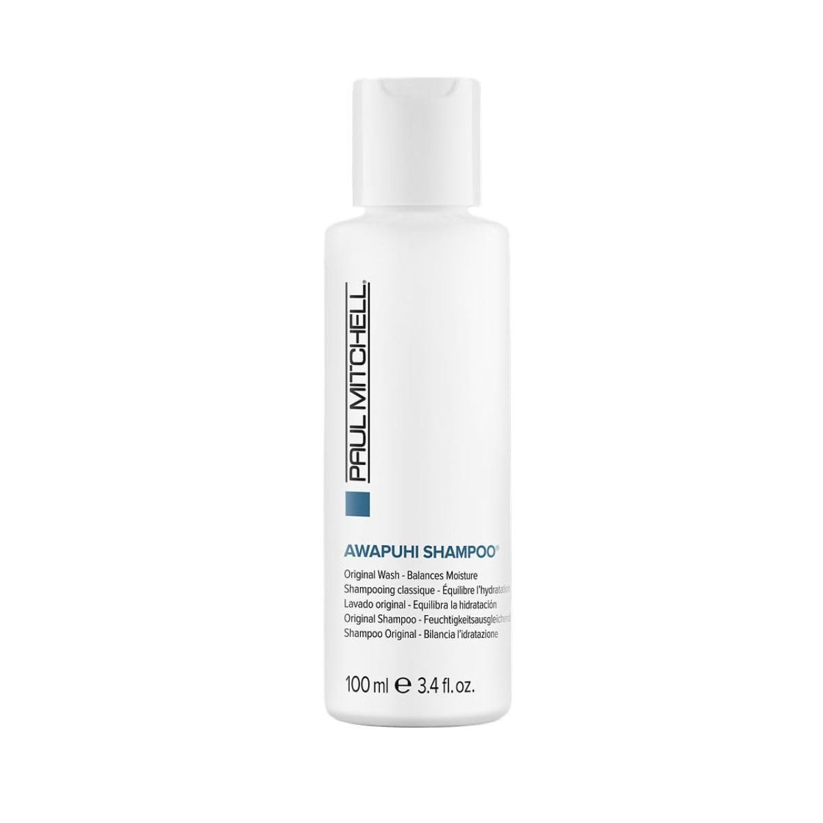 Paul Mitchell Awapuhi Shampoo, Balances Moisture + Adds Shine, For All Hair Types, Especially Fine + Static-Prone Hair, 3.4 fl. oz.